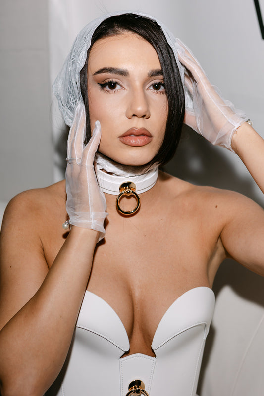 Choker ''Sensual'' White