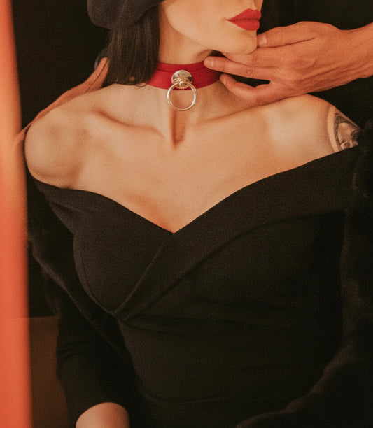 Choker ''Sensual'' Red