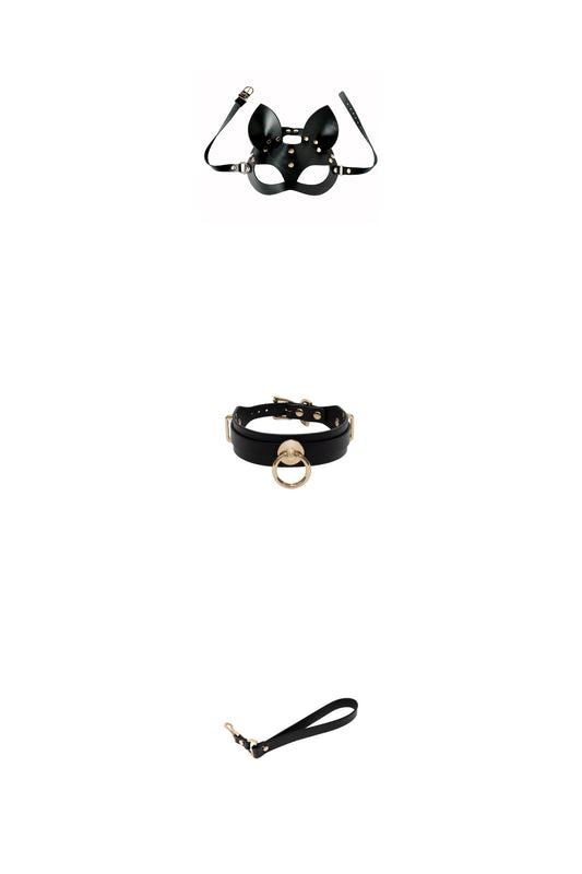 Le Chat — Mask "My Kitty" + Choker + Leash "Play"